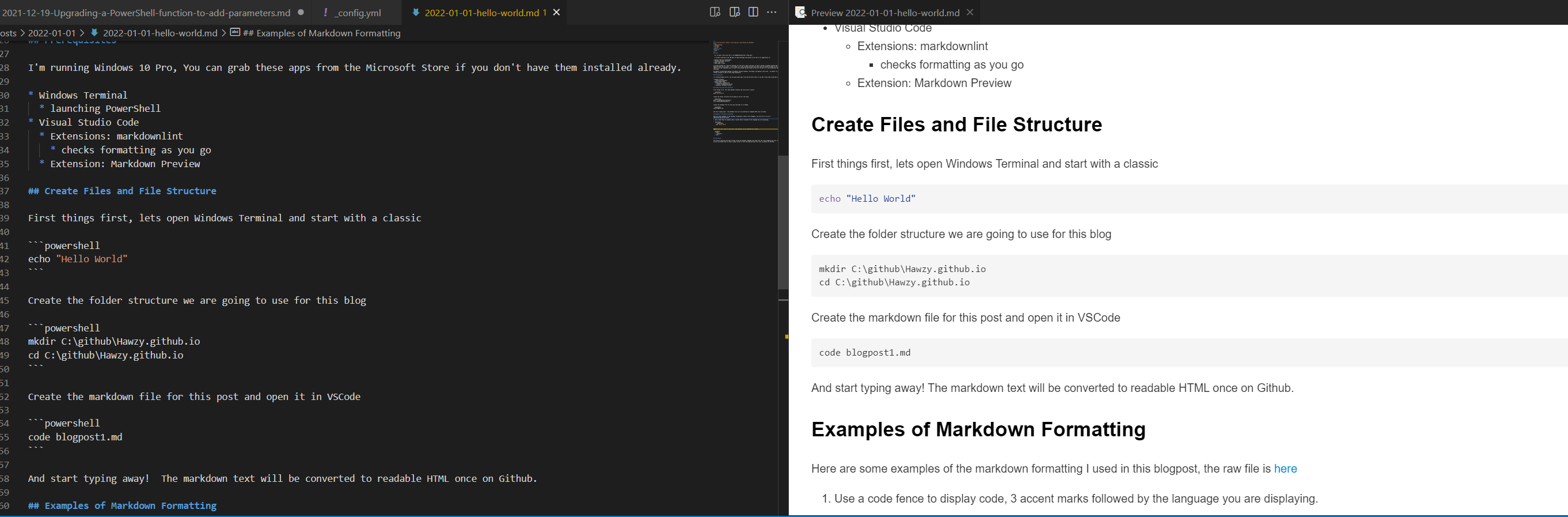 markdown preview